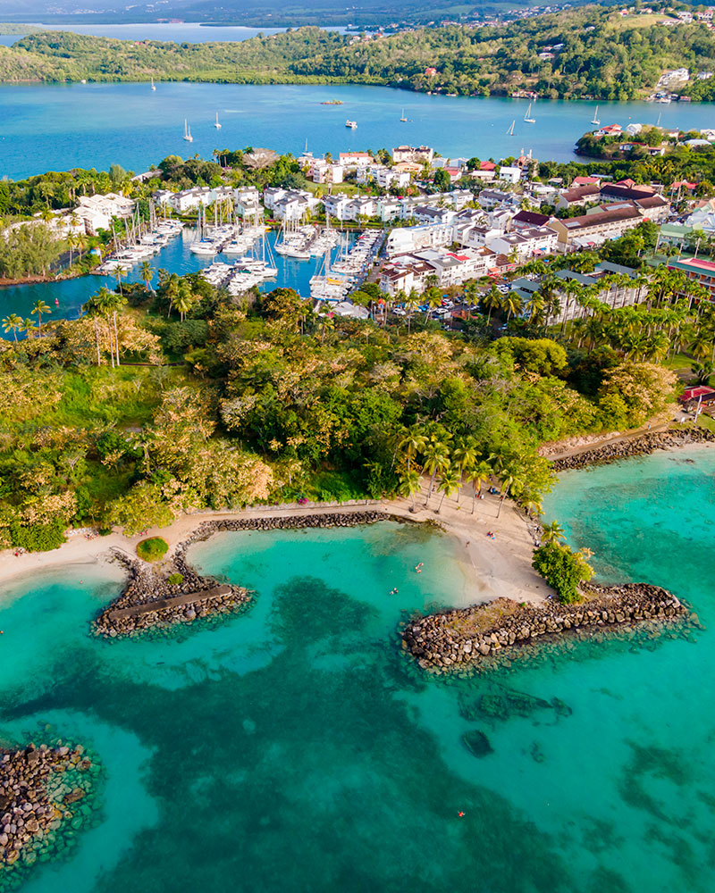 Pointe du bout et anse mitan, Trois-îlets