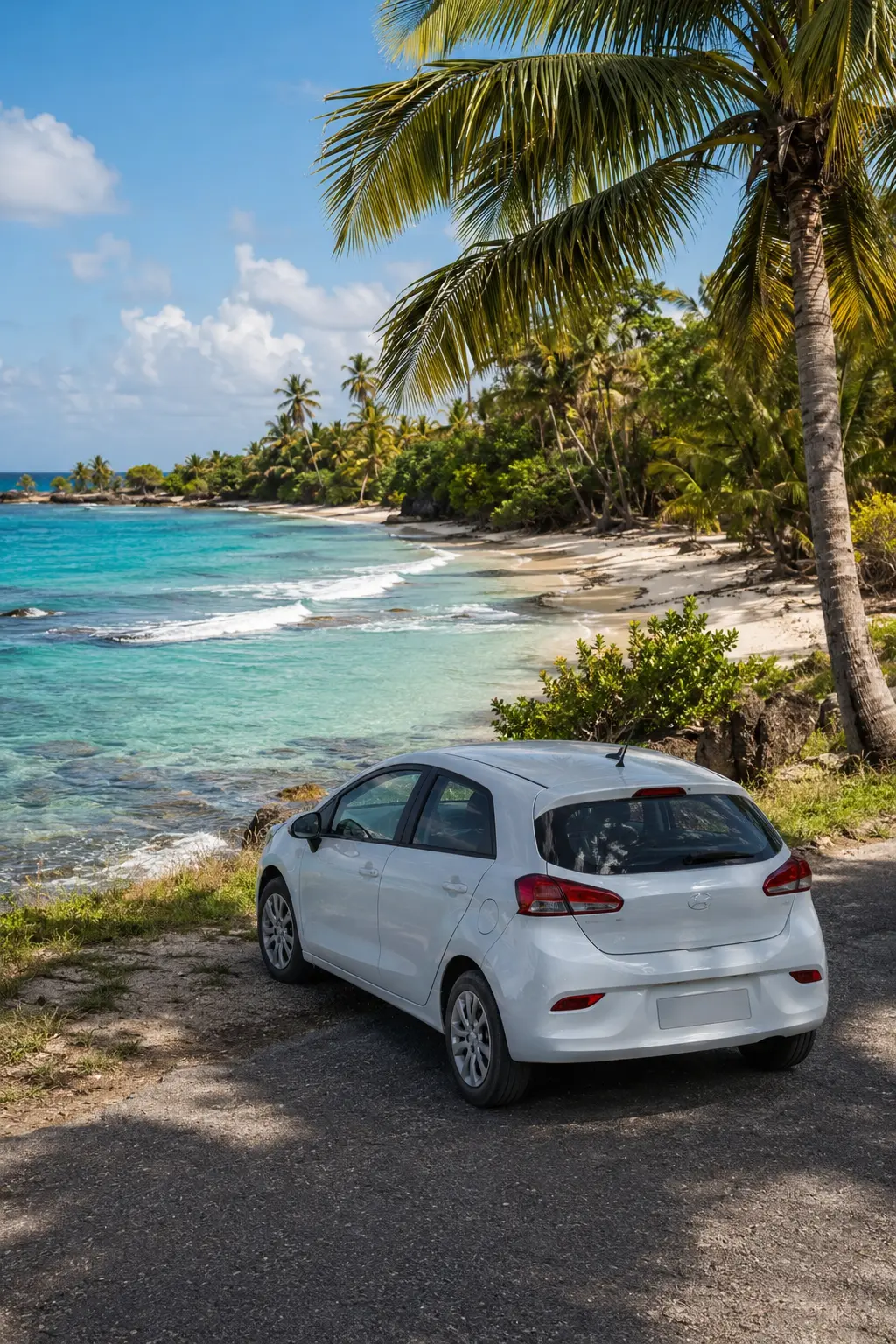 voiture au bord de la plage