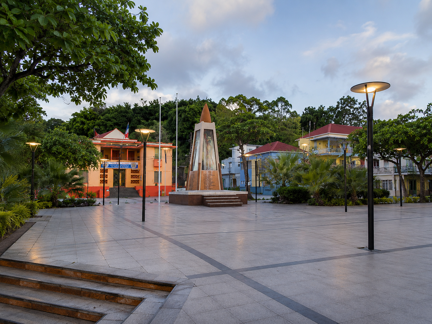 Place du monument aux morts, les abymes